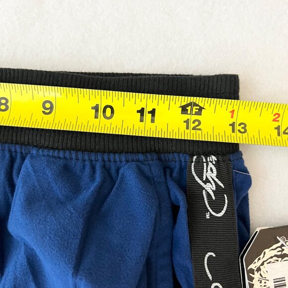 Ed Hardy Men Silky Fleece Blue Lounge Pants Sz M Ultra Comfort Elastic Waist NWT - Picture 8 of 11